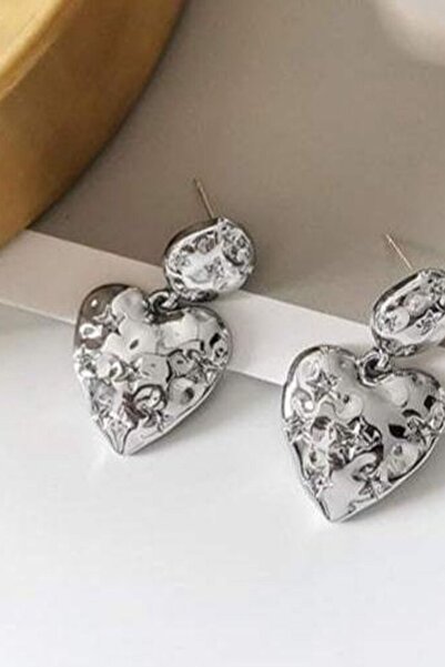 K25 Vip Heart Earrings | Women's Accessory | New Season Bijouterie