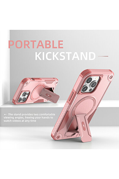 OSG iPhone 15 Plus ve 14 Plus Uyumlu Kılıf Darbe Emici Şık Tasarım Koruyucu Kamera Çerçeveli Tank Kılıf