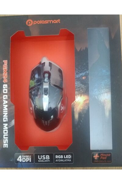onteknoloji Polosmart Pgm24 Oyuncu Mouse + Mouse Pad