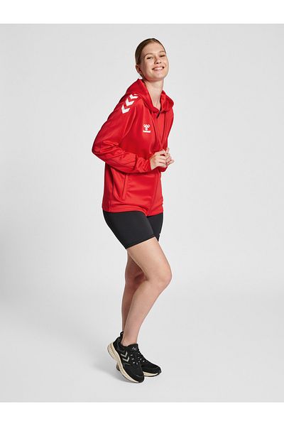 hummel hmlCORE XK POLY FERMUARLI KAPÜŞONLU SWEAT KADIN