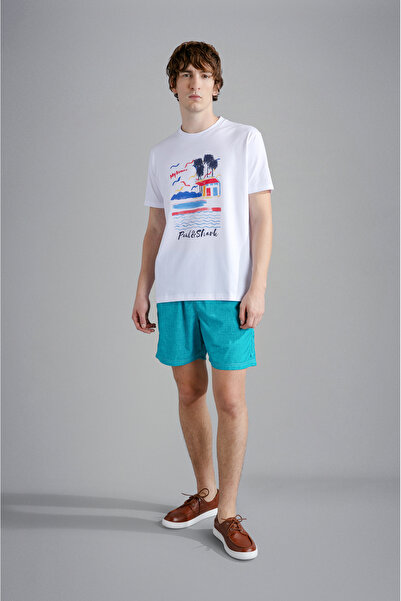 PAUL&SHARK Men's Knitted Men's T-Shirt C.W. Cotton