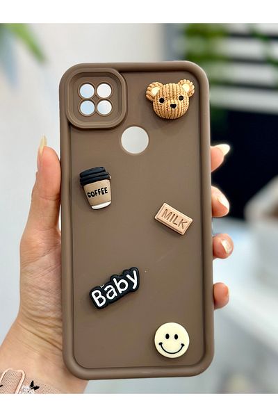 Go Aksesuar جراب سيليكون بتصميم ثلاثي الأبعاد متوافق مع Xiaomi Redmi 9c و10a مع لعبة