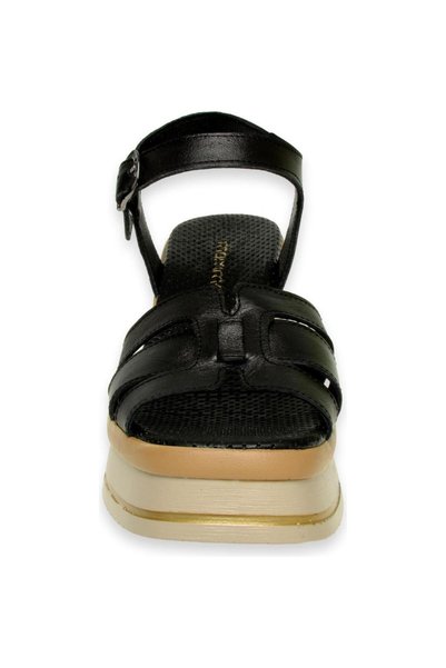 Mammamia MAMMAMIA D24YS-1535 - Leather Women's Sandals, Wedge Heel