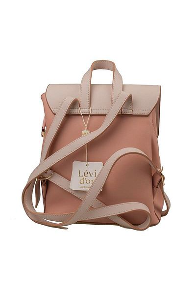 Levidor Women's Small Size Powder Colored Backpack