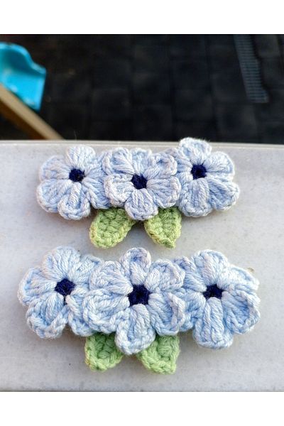 Jolly accesory Buckle Colored Knitted Snap Set for Mother and Child