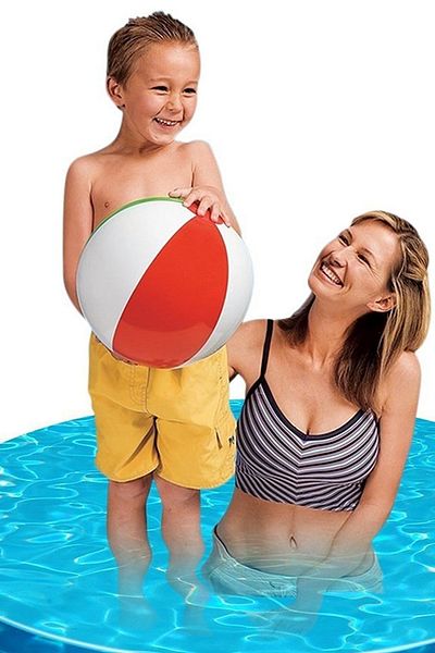 direkstoktan 41 cm Inflatable Sea Ball - 3 Pieces Glossy Panel Ball