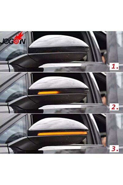 imza direksiyon kılıfı Golf 7 /7,5 Ayna Sinyali Kayar Led ( Dinamik Sinyal ) ...