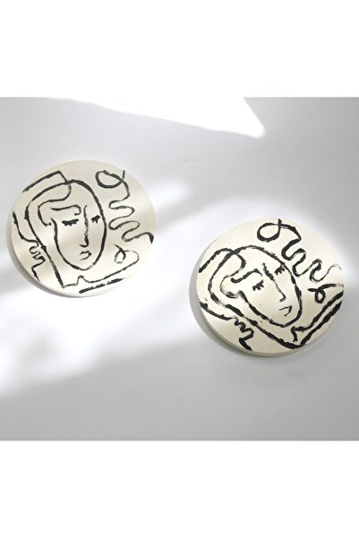 cuboo home الحد الأدنى من الديكور المصنوع يدويًا مكون من قطعتين من لوحة المجو...