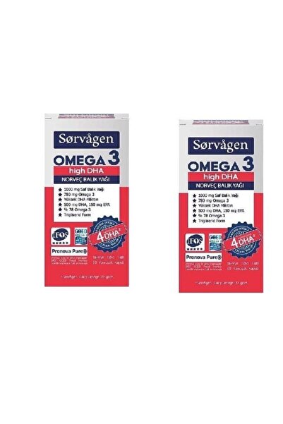Sorvagen Omega 3 High Dha 50 Kapsül X 2 Adet
