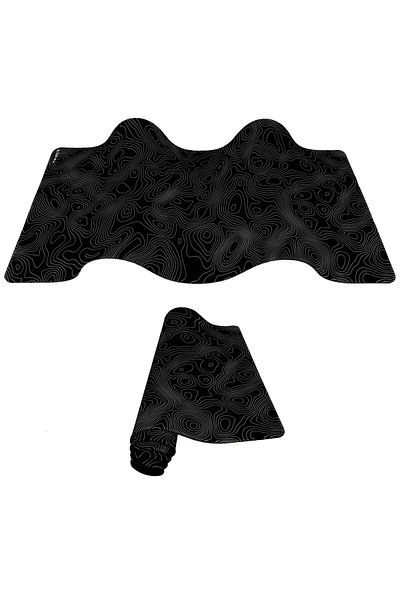 PORGE 70x30 Black Gaming Mouse Pad - XL Gaming Mousepad