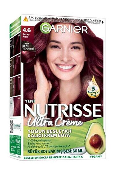Garnier Nutrisse Ultra Creme 4,6 Şarap Kızılı