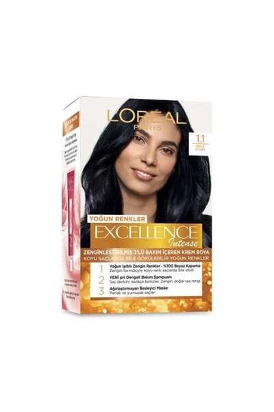 L'Oreal Paris Excellence Intense Saç Boyası 1-1 Gece Mavisi
