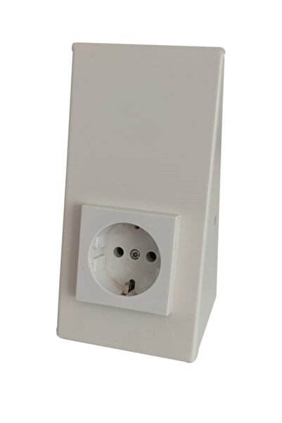 yigitled Dolap Altı Tekli Priz beyaz kasa