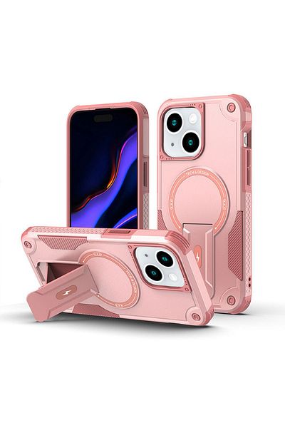 OSG حافظة متوافقة مع هاتف iPhone 13 و14 ممتصة للصدمات بتصميم أنيق مع إطار كاميرا