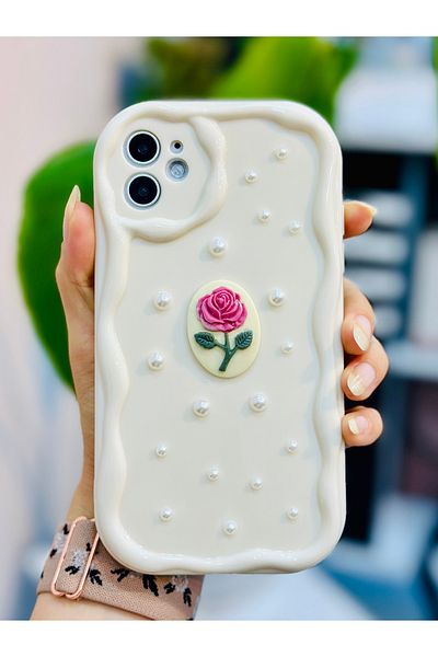 Go Aksesuar Soft Silicone Case with 3D Toy Design Compatible with iPhone 11