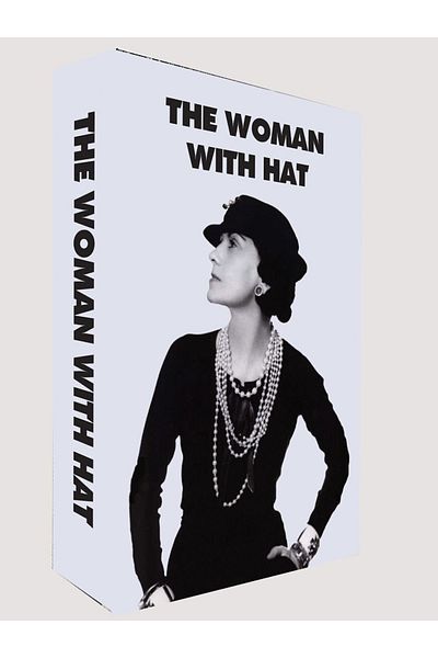 herseystore 273 THE WOMAN WITH HAT - Decorative Book Box