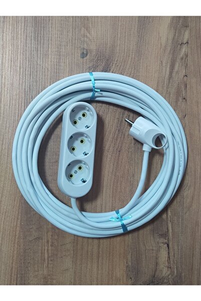 OGS 3x2.5 Ttr 10 Metre Çok Telli Beyaz Renk Izolasyonlu Topraklı Üçlü Grup Pr...