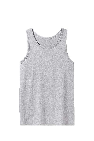 EXMOOR Gray Men's Undershirt Cotton Men's Combed Cotton Undershirt