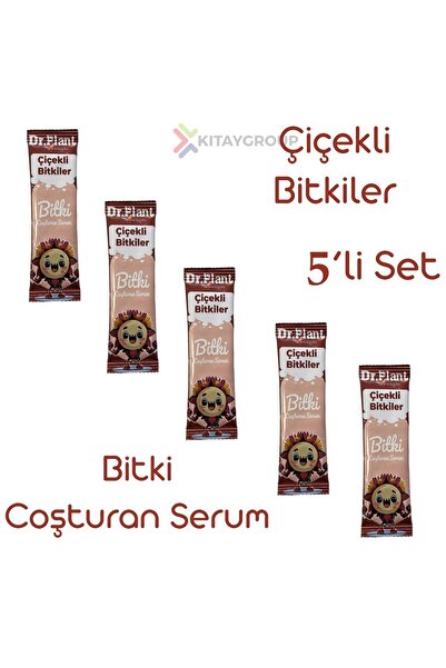 KıtayGroup Çiçek Bitkileri 5li Set - Bitki Coşturan Serum