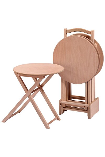 Evim Hizmet Çanta Zigon Yuvarlak Sehpa - Kurulum Dahil - Adrese Güvenli Teslimat