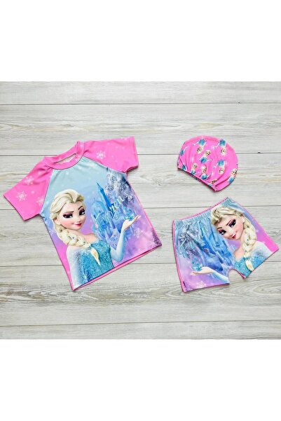 Aras Rüzgar Aras&Rüzgar Elsa Mİnnie Unicorn Alt Üst Takım Mayo