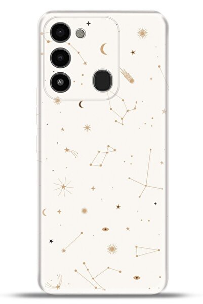 TECNO Spark 8c Kapak Hd Renkli Dizayn Silikon Kılıf - Among Stars