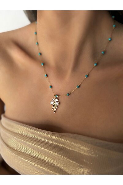 İNN JEWELLERY Çelik Kolye Kararmaz Antialerjik Yonca Figürlü (2 Yıl İthalatçı...