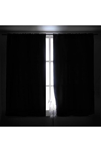 Karesi Blackout Karartma Güneşlik Fon Perde Pilesiz Tek Kanat