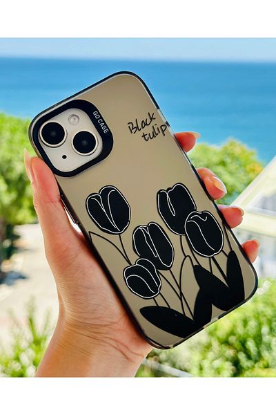 Go Aksesuar حافظة سيليكون كهربائية معدنية متوافقة مع هاتف Iphone 13 - 14 و15