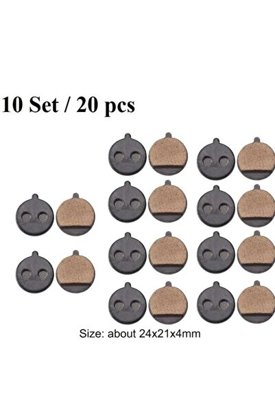 bisiklet dünyam Segway Ninebot F2 Scooter Uyumlu Fren Balatası [10çift] - M06-2