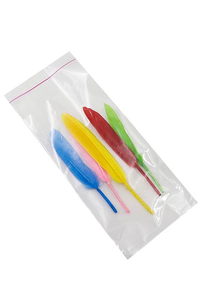 reprodesign 50 Pieces 10x30 Cm Transparent Taped Bags