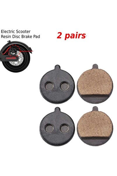 bisiklet dünyam Segway Ninebot F2 Scooter Uyumlu Fren Balatası [2çift] - M06-2