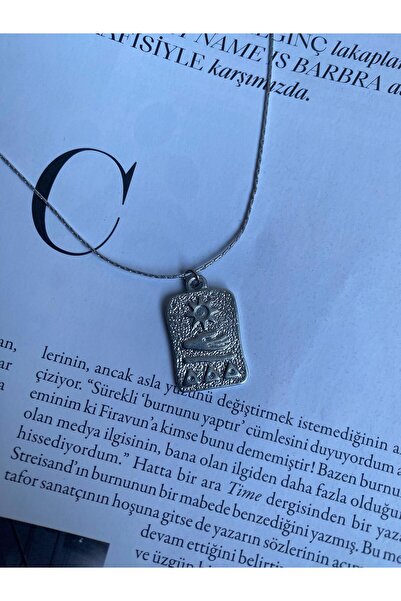 Fiamoss Kadın Silver Bereket Kolye / Şans Kolyesi