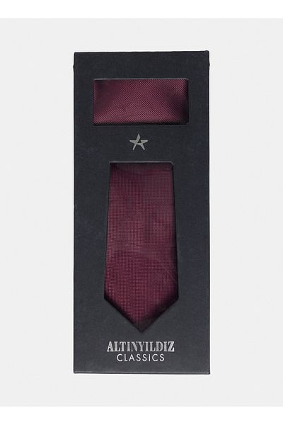 ALTINYILDIZ CLASSICS Hankyıldız Classics Claret Red Hanky pentru bărbați Tk 4A 4124100503
