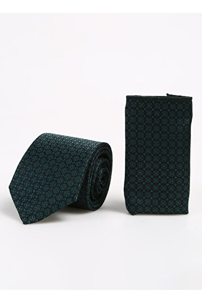 ALTINYILDIZ CLASSICS Altınyıldız Classics Синьо-зелений чоловічий краватка-ху...