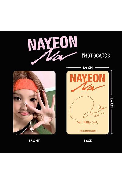 Kpop Dünyasi TWICE NAYEON NA Digipack Photocard Set