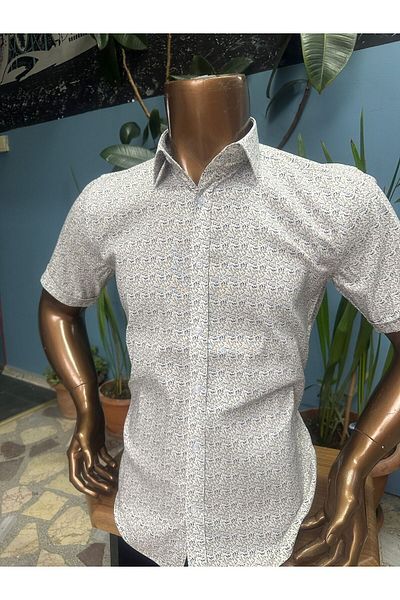 CLASSO Digital Printed Lycra Short Sleeve Shirt