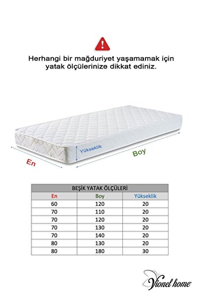 Vionel Home Water and Liquid Proof 100% Cotton Quilted Baby and Kids Mattress Protector - Park Crib Mattress Protector