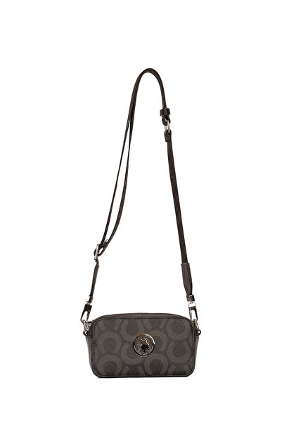 U.S. Polo Assn. Women's Messenger Bag Black-Black - Us23195