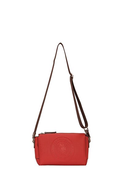 U.S. Polo Assn. Geantă Messenger pentru damă, roșu - Us23690