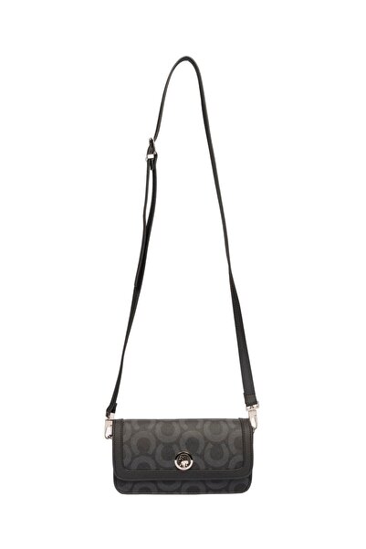 U.S. Polo Assn. Black-Black Women's Messenger Bag Us23219