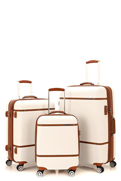 MÇS Üçlü Lüx Abs Valiz Seti V209