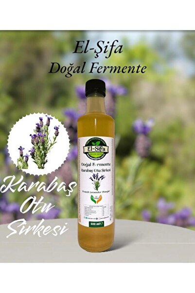 El-Şifa Doğal Ürünler 100% Doğal Fermente Karabaş Otu Sirkesi (FRENCH LAVENDE...