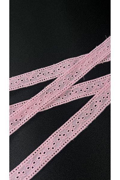 Ozpas Pink Scallop Spacer Strip - 1.5cm Width, 8.86mt
