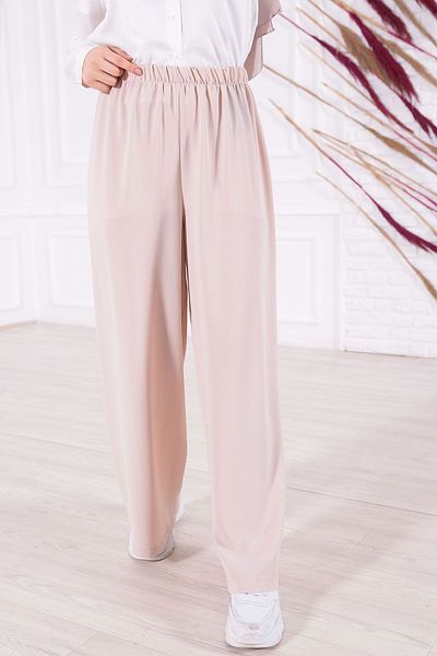 MODA GÜLAY Pantaloni casual Ayrobin cu talie elastica