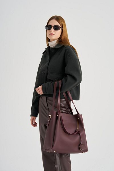 Lucky Bees Damen Hand- und Schultertasche mit Innengeldbörse
