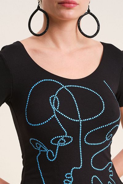 VERDA Elegant Dress with Embroidery Detail