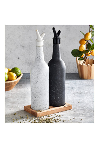 bersachef Mat Boyalı Cam 2'li STANDSIZ cam yağlık 250x2ml l Zeytinyağı Sıvıya...