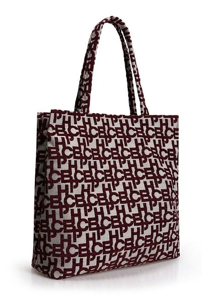 Lucky Bees Patterned Women's Hand and Shoulder Bag Set