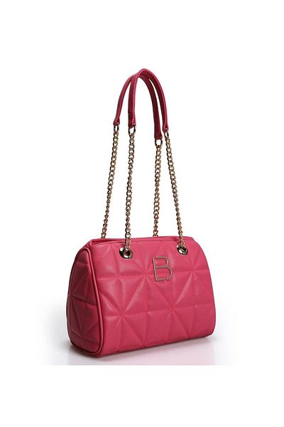 Lucky Bees Gesteppte gemusterte Hand- und Schultertasche für Damen